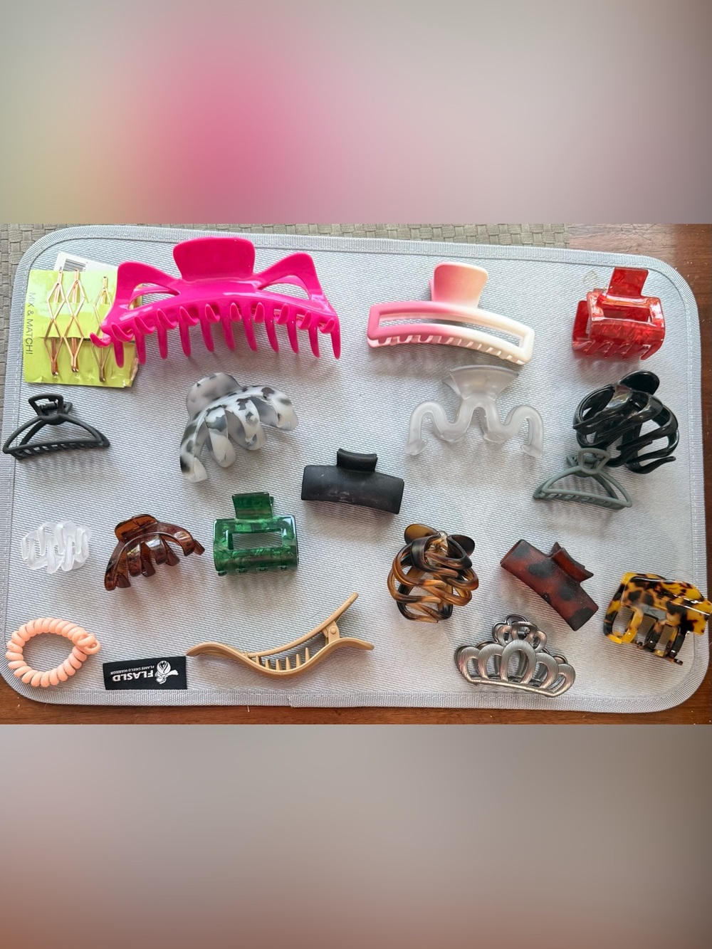 Assorted Hair Claw Clip Hair Accessory 19 pieces